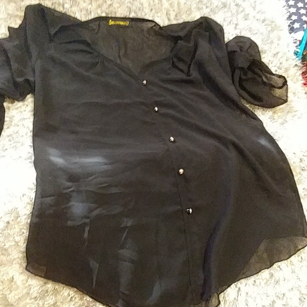 Sheer shirt